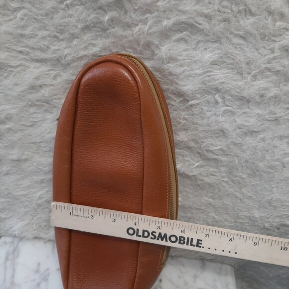 Vintage Cooper-Weeks Canada Hand Boarded Top Grain Cowhide Brown Leather Bag - Picture 8 of 9